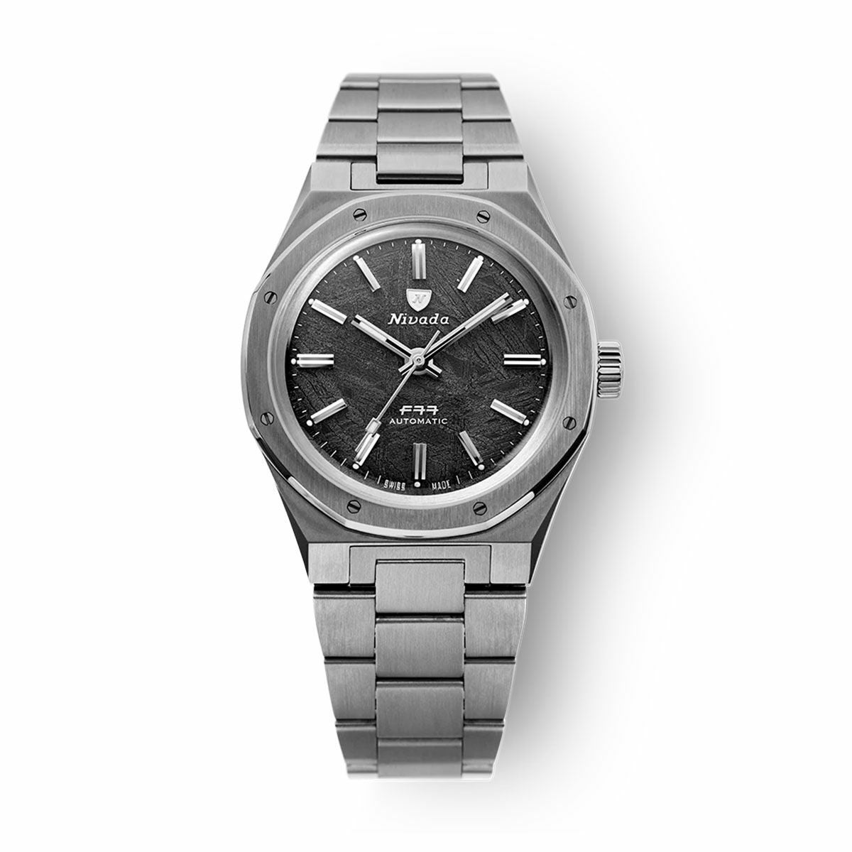 Nivada Grenchen / ニバダ グレンヒェン F77 チタニウム メテオライトの公式ECサイト掲載画像