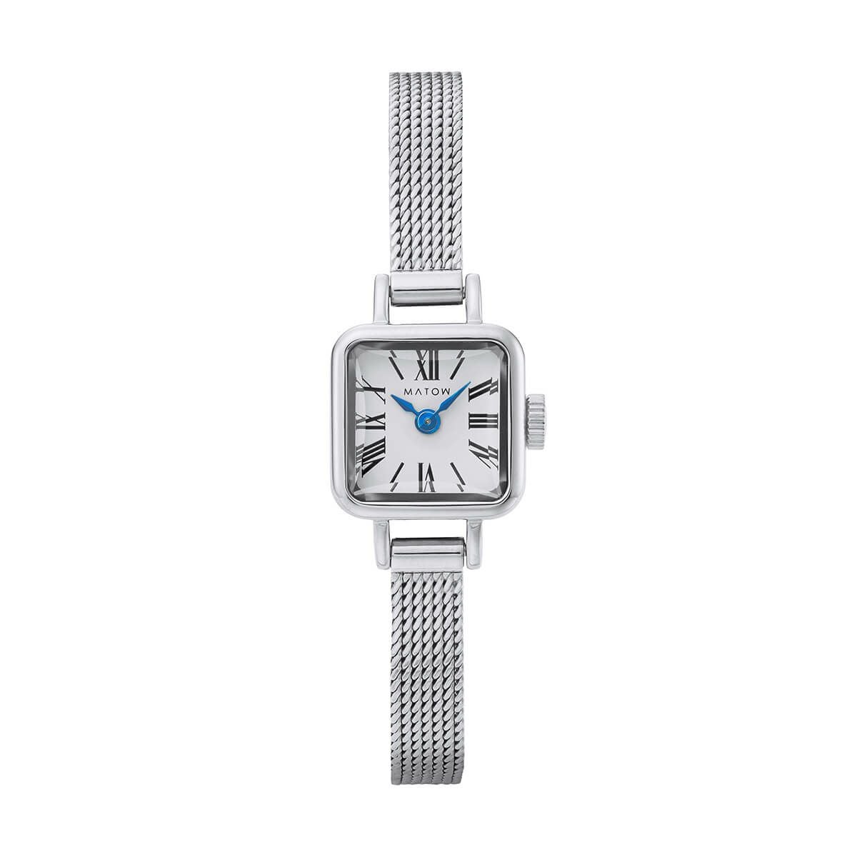 MATOW / マトウ Tsuki 淡月 たんげつ ミニスクエア シルバー ホワイト