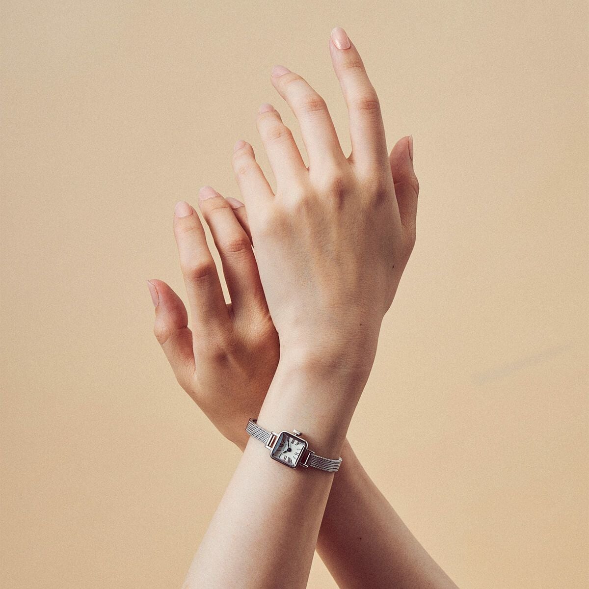 MATOW / マトウ Tsuki 淡月 たんげつ ミニスクエア シルバー ホワイト