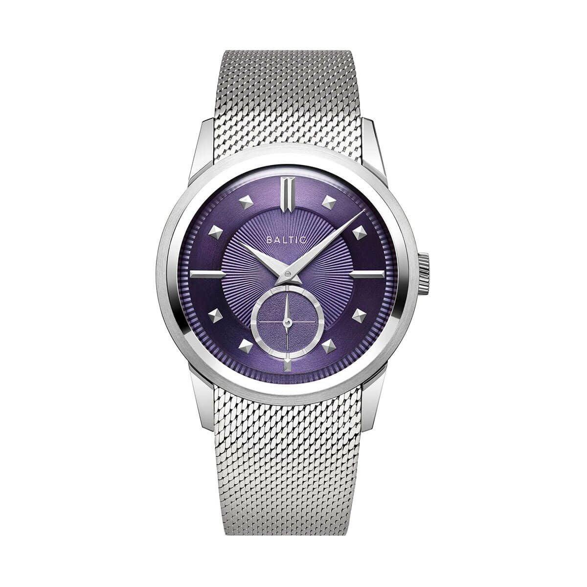 BALTIC WATCHES / バルチック プリズミック パープル ステンレススチール メッシュ バンドの公式ECサイト掲載画像