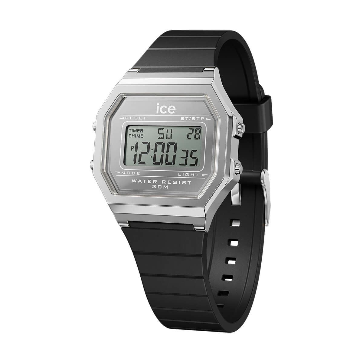 ICE-WATCH / アイスウォッチ ICE digit retro ブラックゴールド