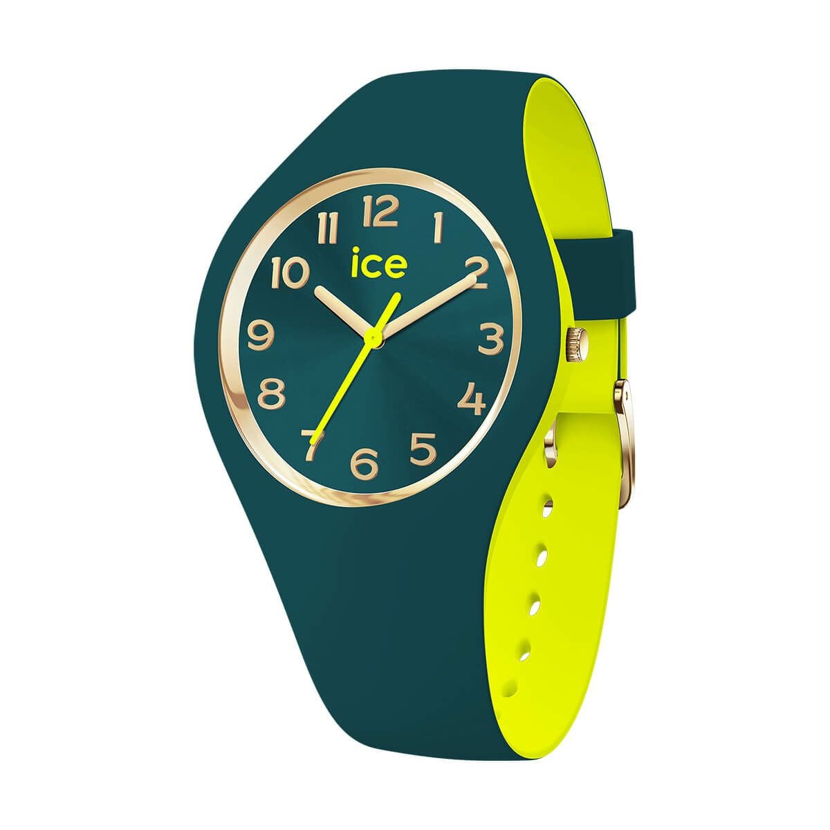 ICE-WATCH / アイスウォッチ ICE duo chic - ダークグリーンライム - S34 - 3Hの公式ECサイト掲載画像