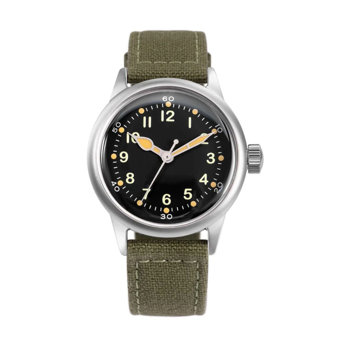 Praesidus / プレジダス A-11 SERVICE WATCH BLACK 38MM Green Canvasの公式ECサイト掲載画像