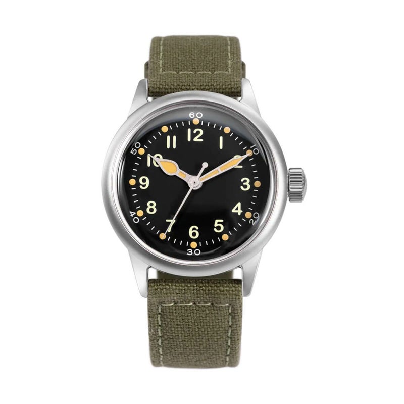 Praesidus / プレジダス A-11 SERVICE WATCH BLACK 38MM Green Canvasの公式ECサイト掲載画像