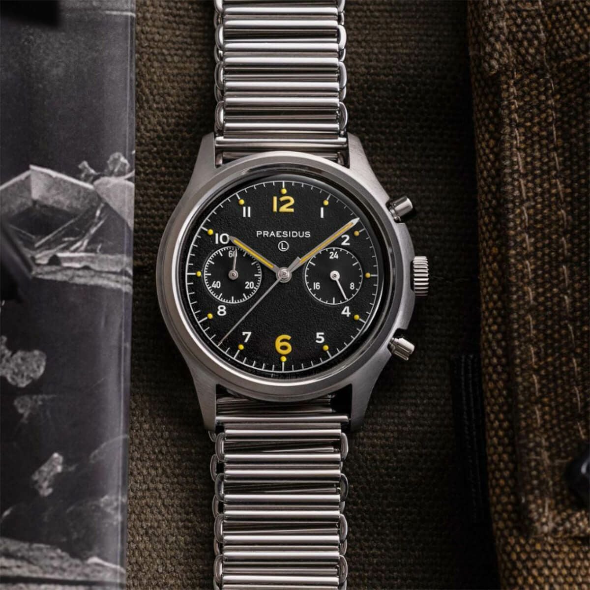 Praesidus / プレジダス PAC-76 CHRONOGRAPH Bonklip Field Bracelet