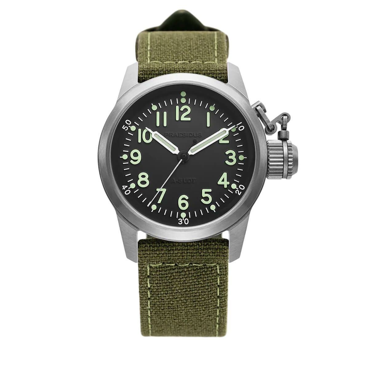 Praesidus / プレジダス A-5 UDT Green Canvasの公式ECサイト掲載画像