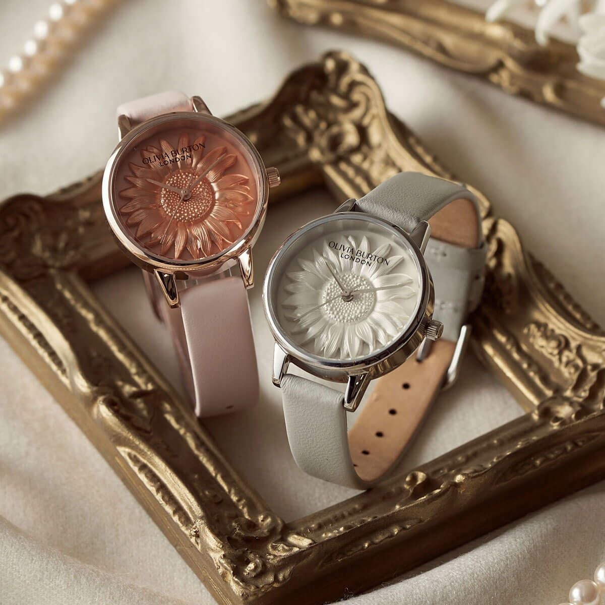 OLIVIA BURTON / オリビア・バートン 3D フラワー ミディ ローズ
