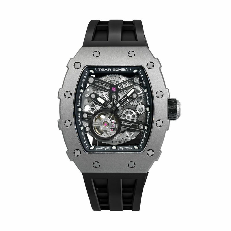 TSAR BOMBA / サーボンバ エレメンタル シリーズ チタニウム エディション オートマチック ウォッチ ブラック / ブラックの公式ECサイト掲載画像
