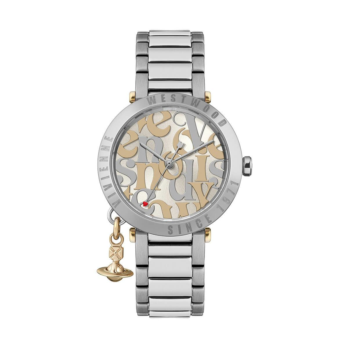 Vivienne Westwood / ヴィヴィアンウエストウッド オーブ ロゴマニア - レディース シルバー ダイヤル & シルバー ブレスレットの公式ECサイト掲載画像