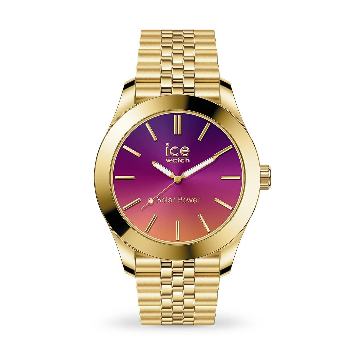 ICE-WATCH / アイスウォッチ ICE steel ゴールド スモール ソーラー3H
