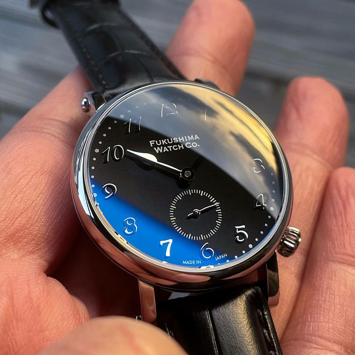 Fukushima Watch / フクシマウォッチ Odaka / Seaweed black メンズ