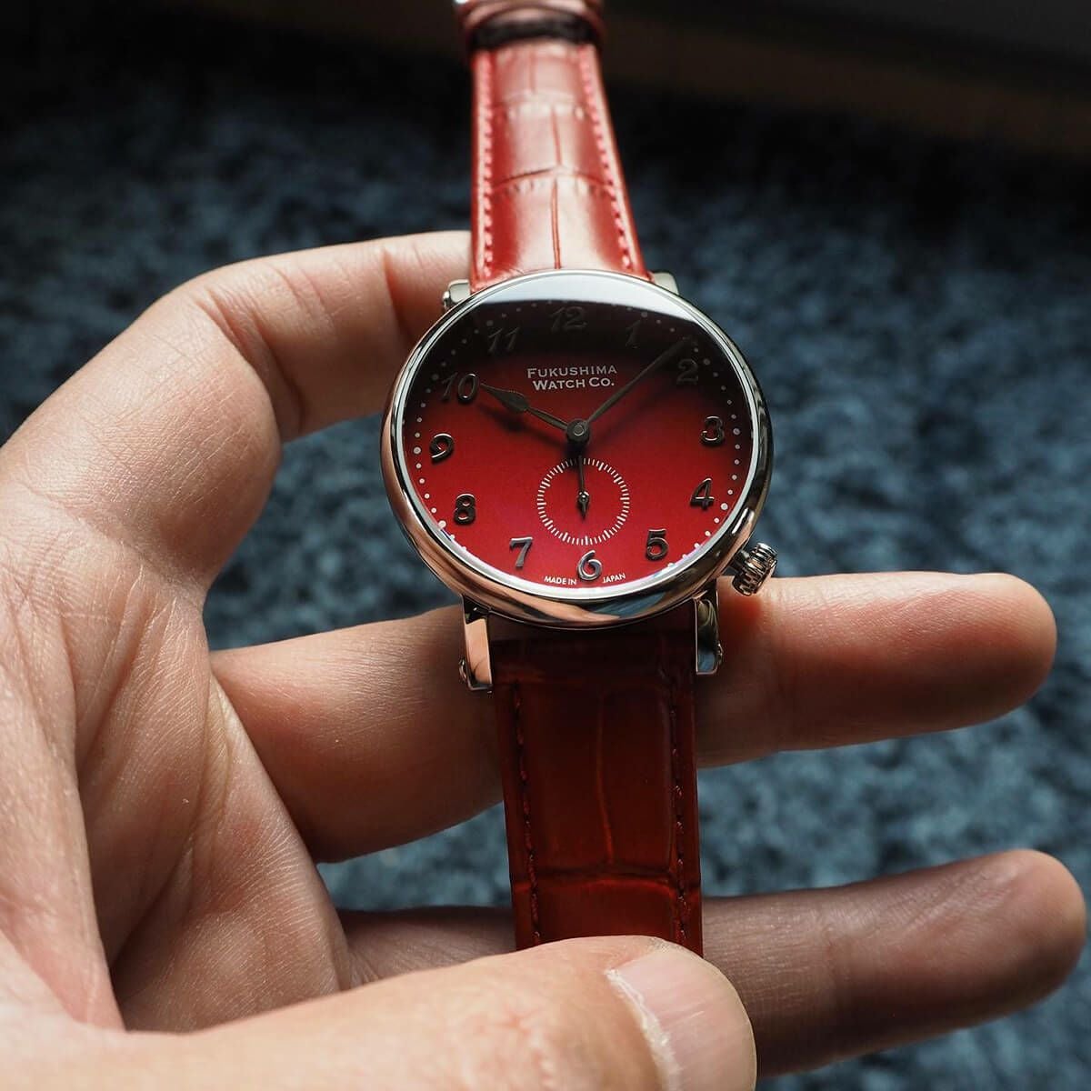 Fukushima Watch / フクシマウォッチ Odaka / Chili pepper red メンズ