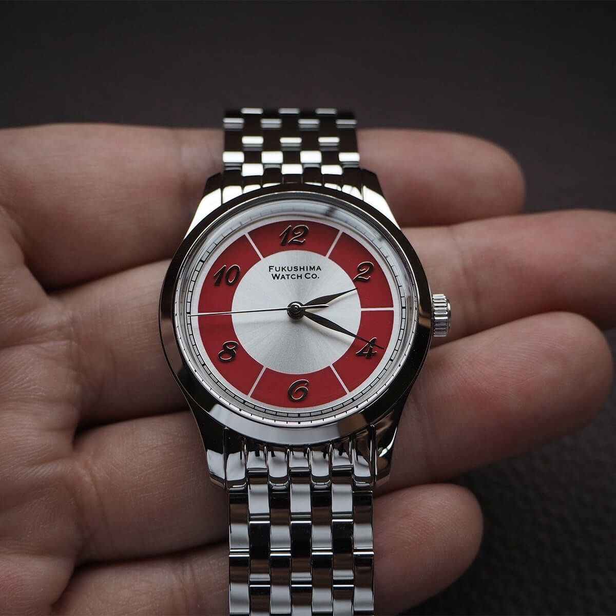 Fukushima Watch / フクシマウォッチ Futaba / Scarlet Red メンズ