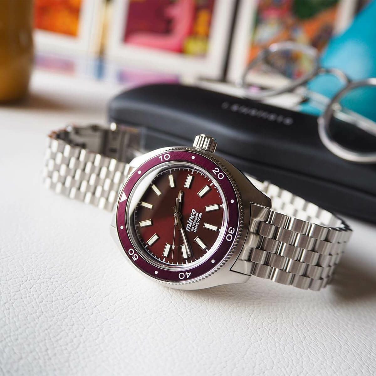 Fukushima Watch / フクシマウォッチ TYPE-03 栗梅(Kuriume) メンズ