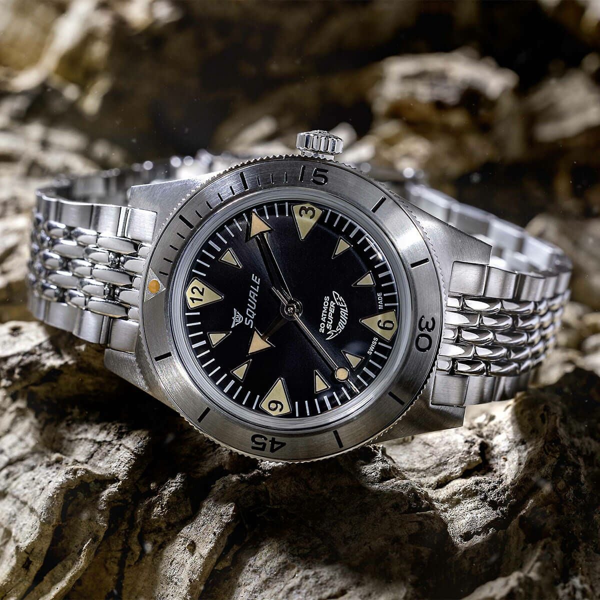 SQUALEスクアーレビームス SQUALE / スクワーレ スーパー スクワーレ ビッグアローズ ブラック