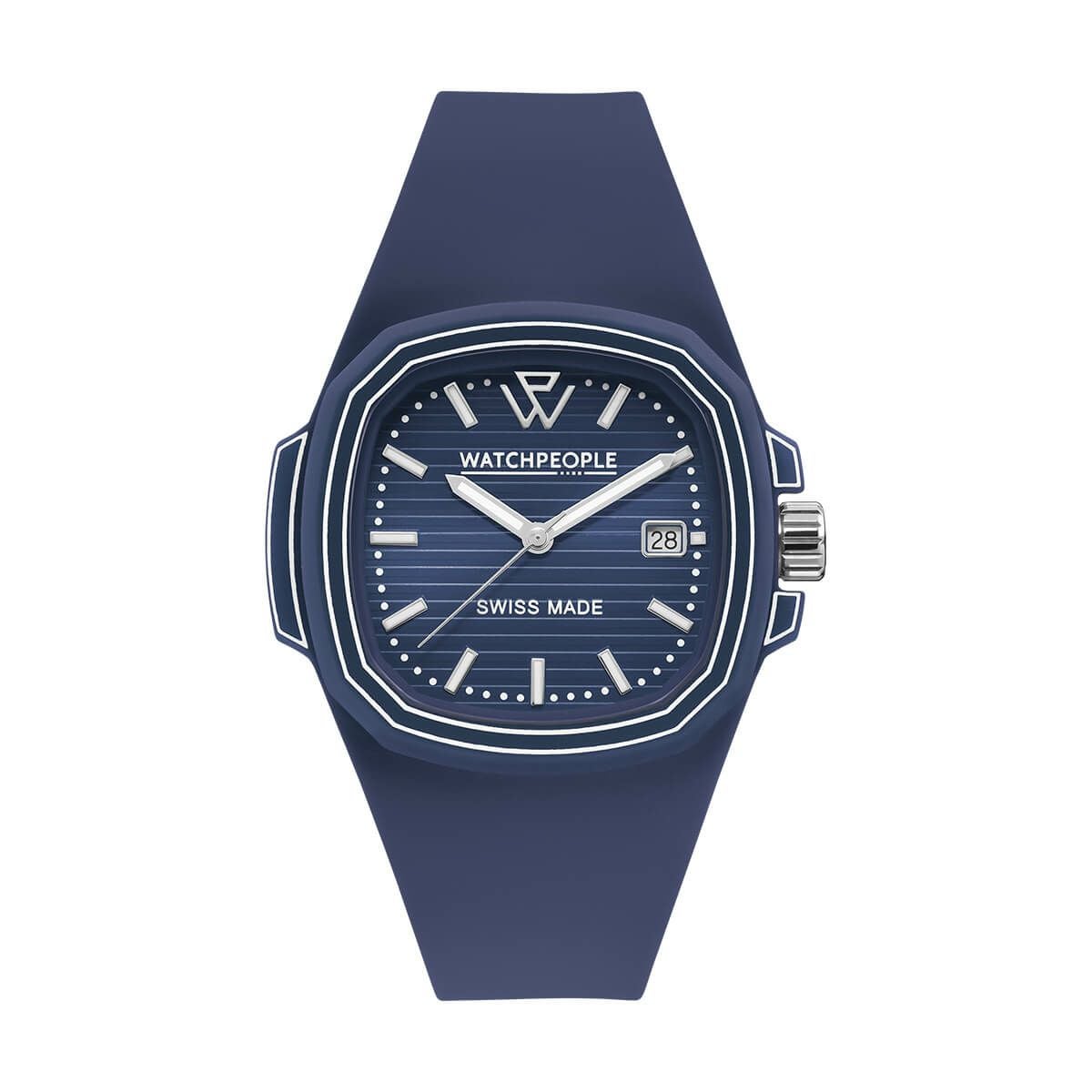 WATCHPEOPLE / ウォッチピープル WP4 - ミッドナイトブルー - ライン - LARGE 44mmの公式ECサイト掲載画像