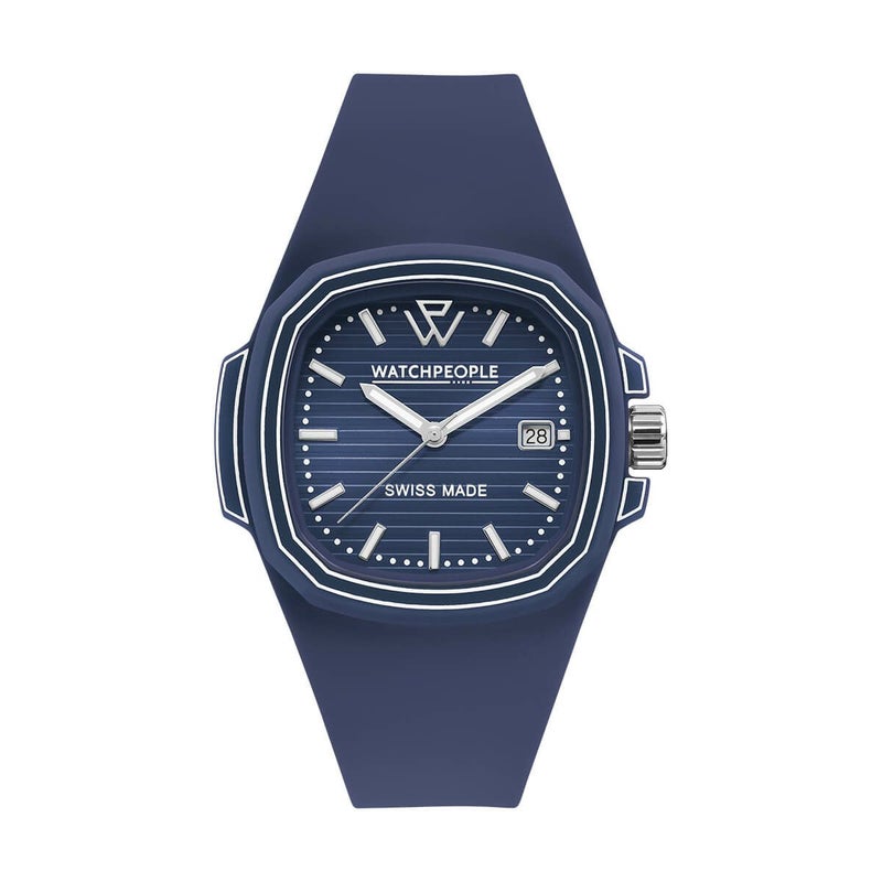 WATCHPEOPLE / ウォッチピープル WP4 - ミッドナイトブルー - ライン - LARGE 44mmの公式ECサイト掲載画像