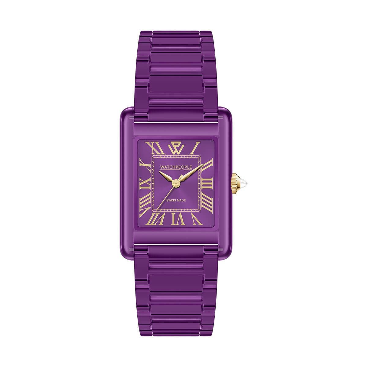 WATCHPEOPLE / ウォッチピープル WP6 - クリア - シャイニー - バイオレット - SMALL 23x34mmの公式ECサイト掲載画像
