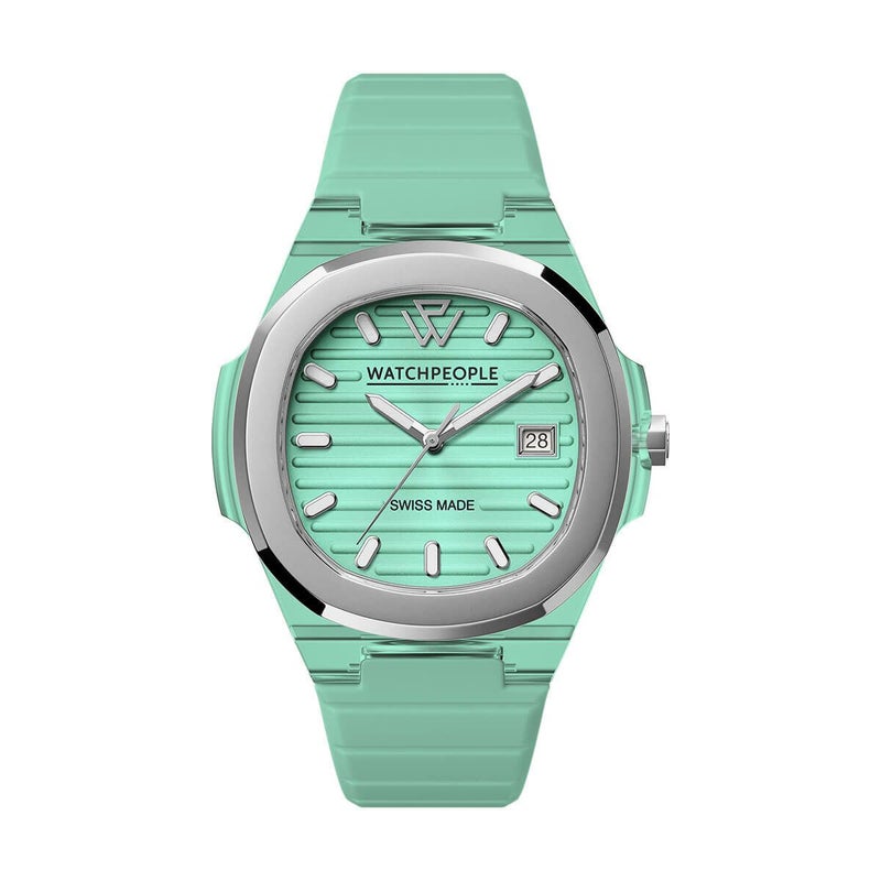 WATCHPEOPLE / ウォッチピープル WP7 - クリア - シリ - ターコイズ - 43mmの公式ECサイト掲載画像