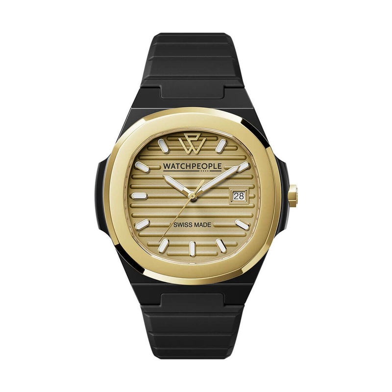 WATCHPEOPLE / ウォッチピープル WP7 - ソリッド - シリ - ブラック - ゴールド - 43mmの公式ECサイト掲載画像