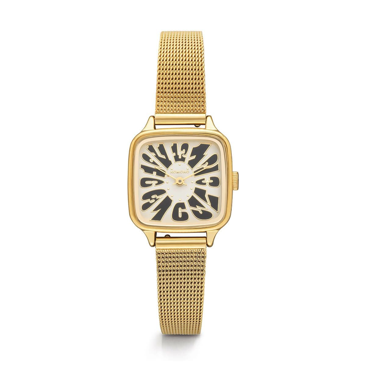 KOMONO / コモノ ケイト フラワー ダブルゴールド レディース腕時計