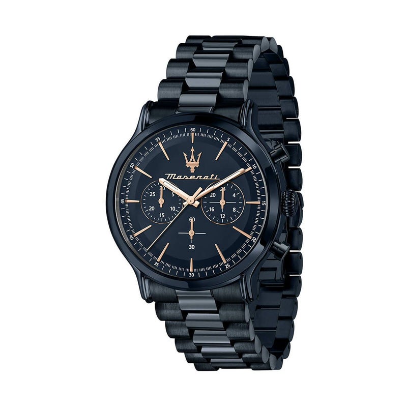 Maserati / マセラティ エポカ 42mm クロノグラフ ブルー ダイヤル ブルー ブレスレットの公式ECサイト掲載画像