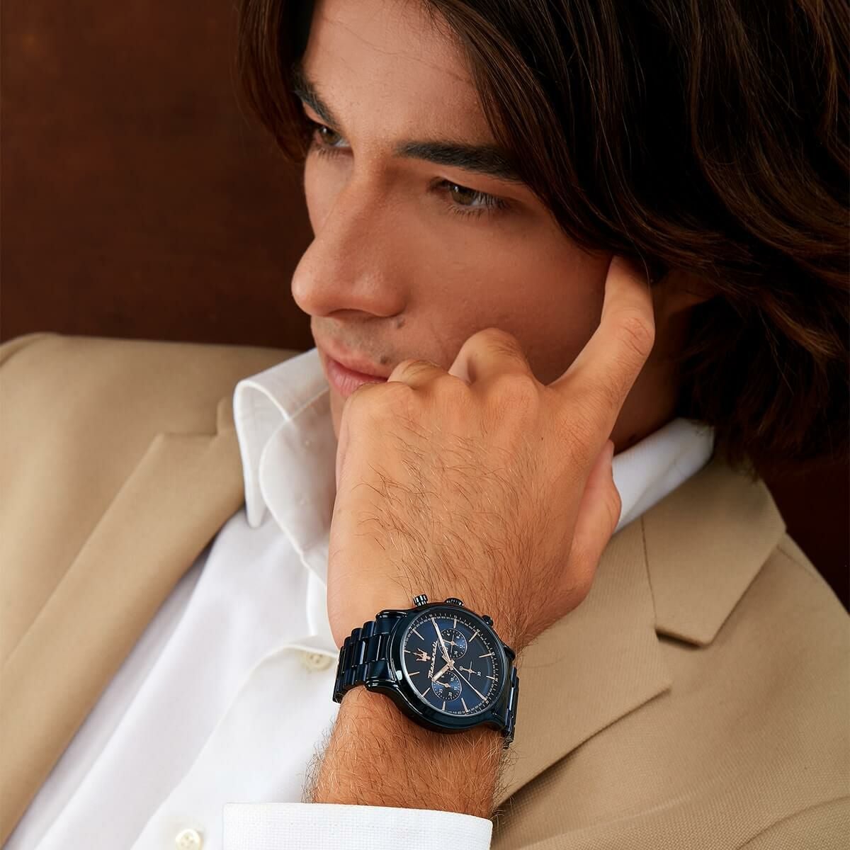 Maserati / マセラティ エポカ 42mm クロノグラフ ブルー ダイヤル