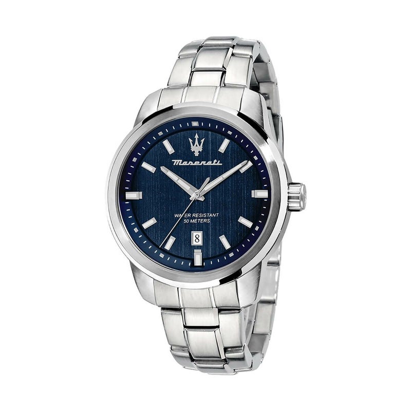 Maserati / マセラティ スクセッソ 44mm ブルー ダイヤルシルバー ブレスレットの公式ECサイト掲載画像