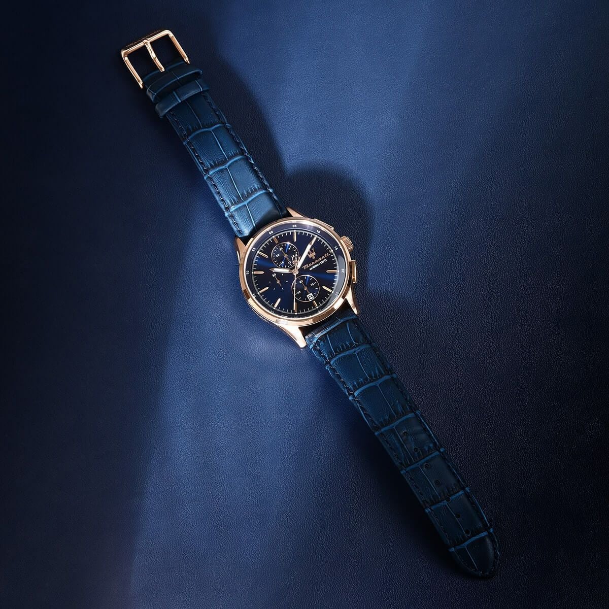 Maserati / マセラティ ソルパッソ 42mm クロノグラフ ブルー ダイヤル