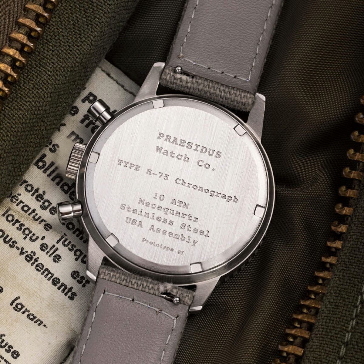 Praesidus / プレジダス Type H-75 Brown Leather メンズ腕時計 | H