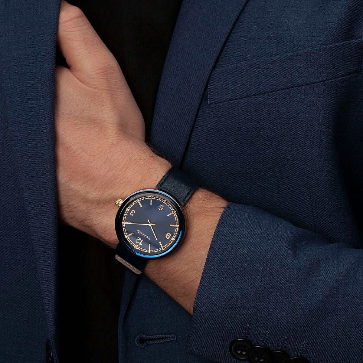 VEJRHOJ / ヴェアホイ Nordic Blue メンズ腕時計 | H°M'S