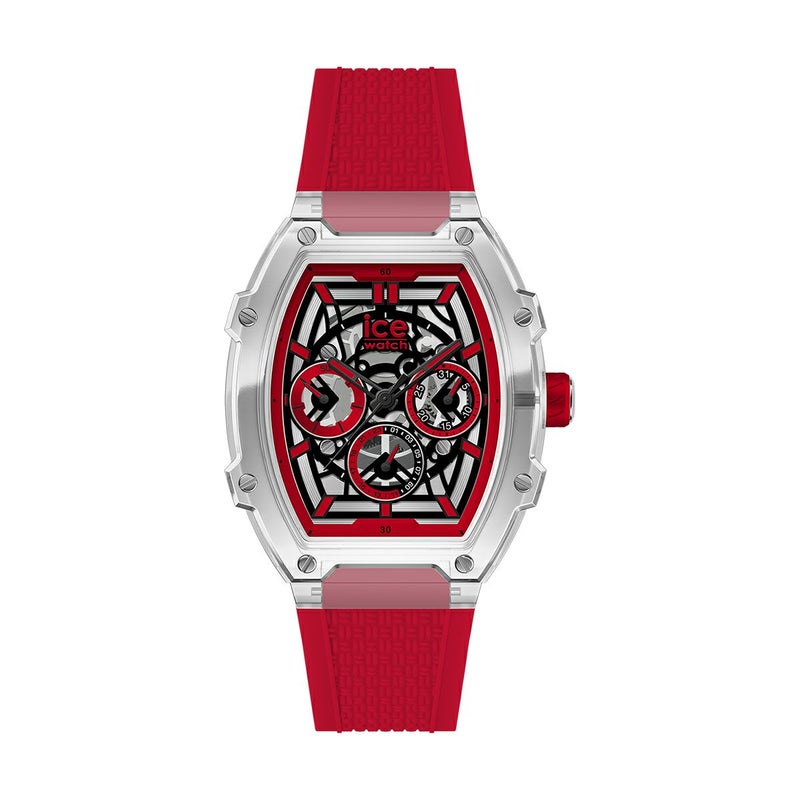 ICE-WATCH / アイスウォッチ ICE boliday - クリアレッドスケル - プラスチック - ミディアム - MTの公式ECサイト掲載画像