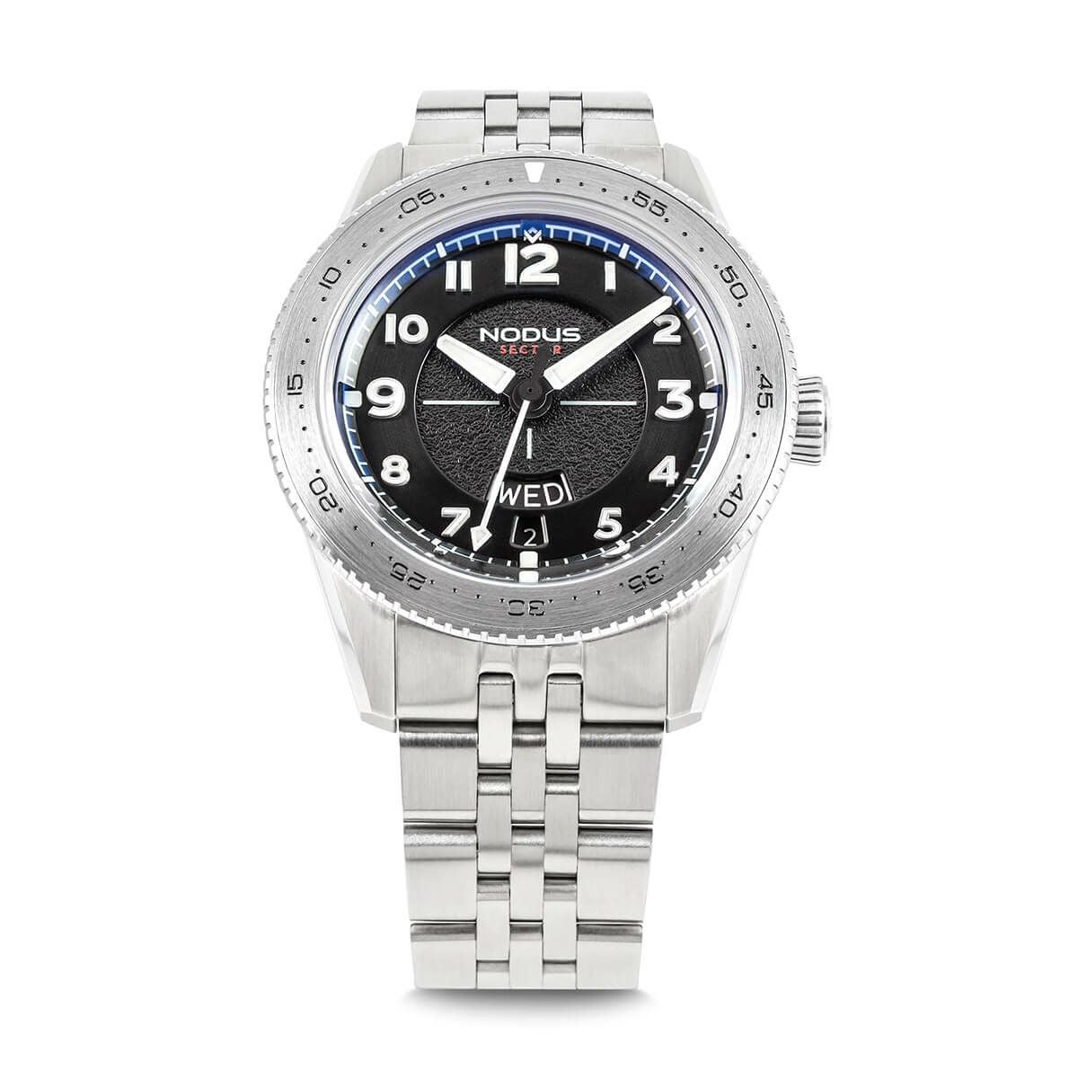 NODUS Watches / ノダス ウォッチ SECTOR 2 PILOT - BLACK BIRD STEEL BEZELの公式ECサイト掲載画像