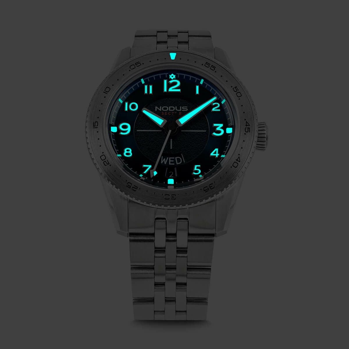 NODUS Watches / ノダスウォッチ SECTOR 2 PILOT PHANTOM STEEL BEZEL