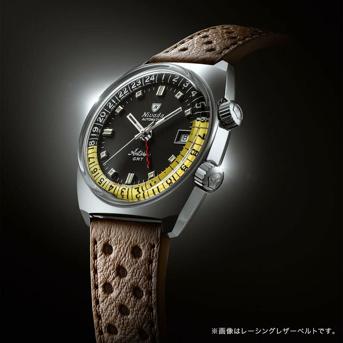 ニナ.ハーゲン 旧規格　未開封 Nivada Grenchen / ニバダ グレンヒェン F77 クロノ メカクウォーツ