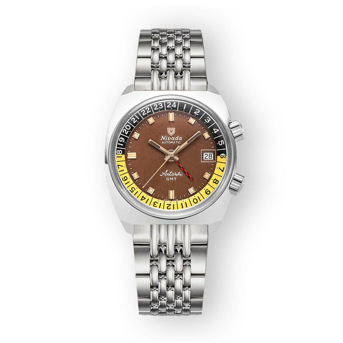 Nivada Grenchen / ニバダ グレンヒェン アンタークティック GMT ライス ブレスレットの公式ECサイト掲載画像