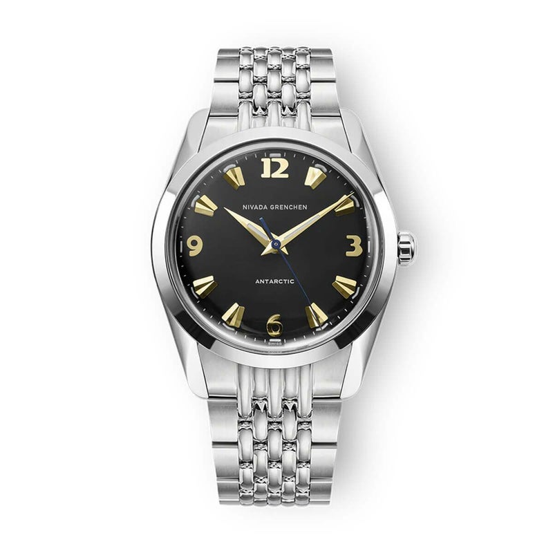 Nivada Grenchen / ニバダ グレンヒェン アンタークティック 35mm ブラック ＆ゴールド ホワイト ライス ブレスレットの公式ECサイト掲載画像