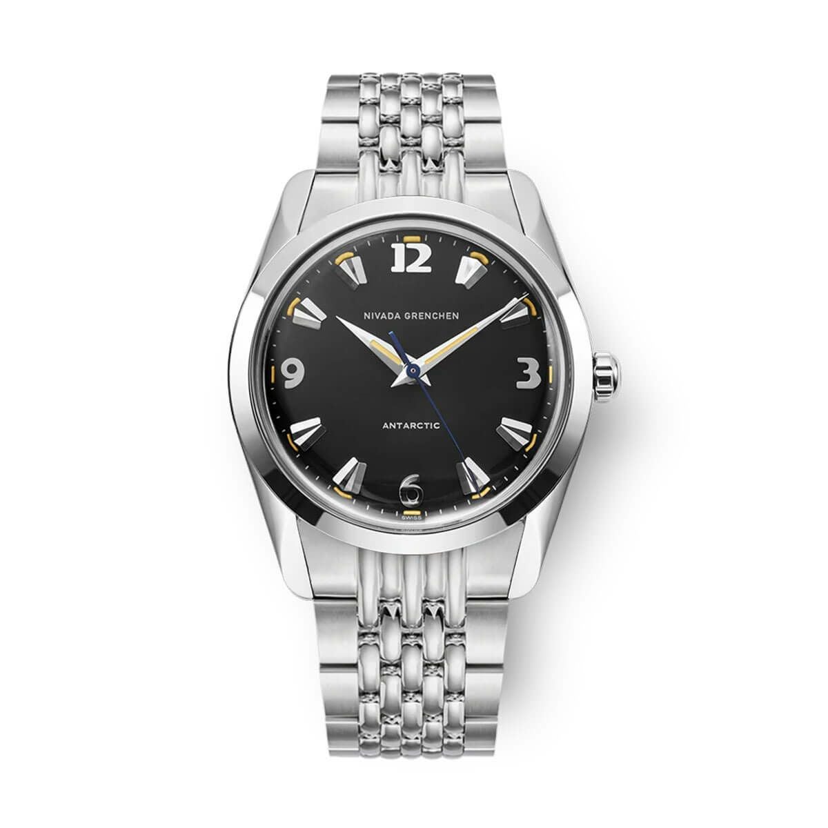 Nivada Grenchen / ニバダ グレンヒェン アンタークティック 35mm ブラック ベージュ ルミノバ ライス ブレスレットの公式ECサイト掲載画像