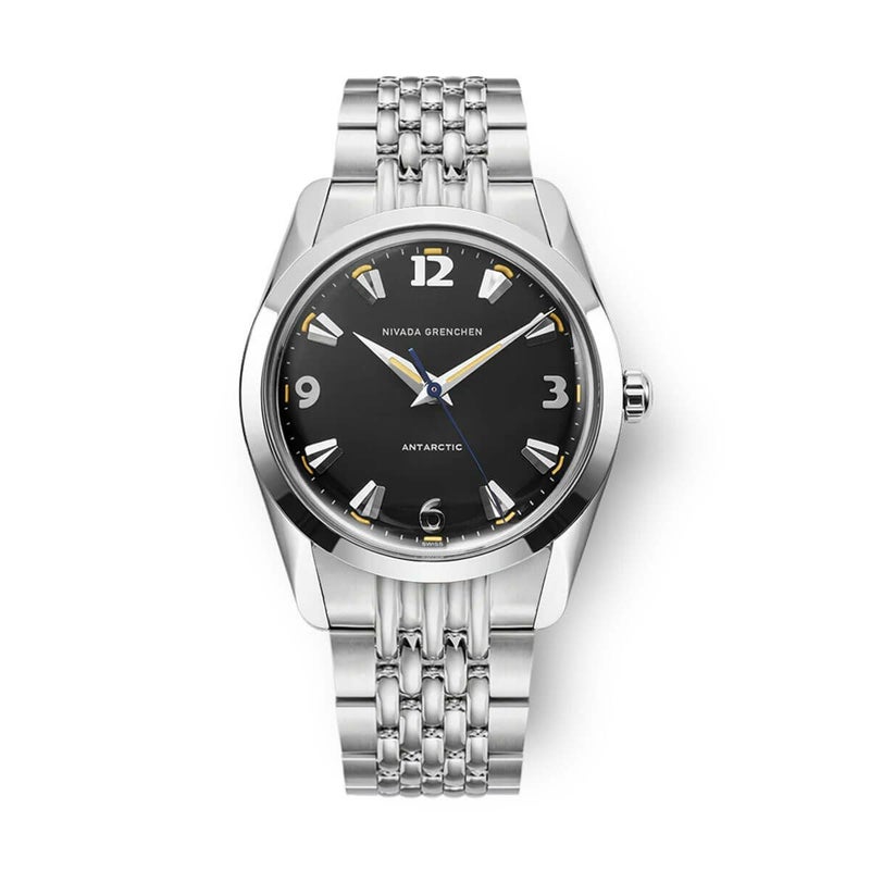 Nivada Grenchen / ニバダ グレンヒェン アンタークティック 35mm ブラック ベージュ ルミノバ ライス ブレスレットの公式ECサイト掲載画像