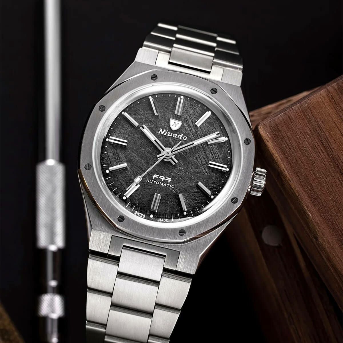 Nivada Grenchen / ニバダ グレンヒェン F77 ステンレススチール