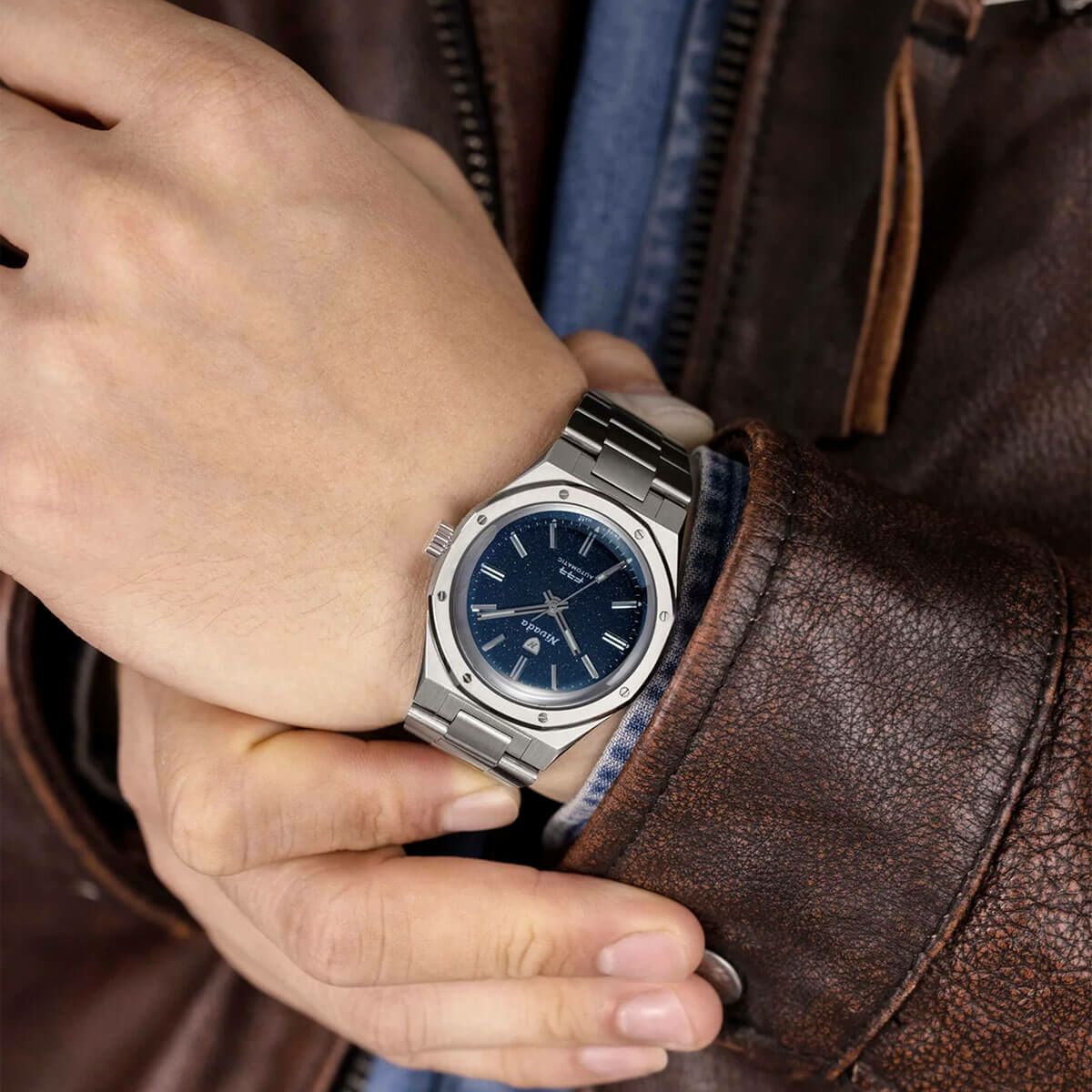 Nivada Grenchen / ニバダ グレンヒェン F77 チタニウム ダークブルー