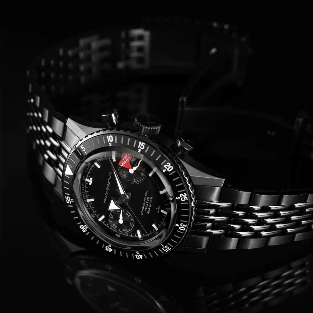 世界50本限定］Nivada Grenchen / ニバダ グレンヒェン クロノマスター