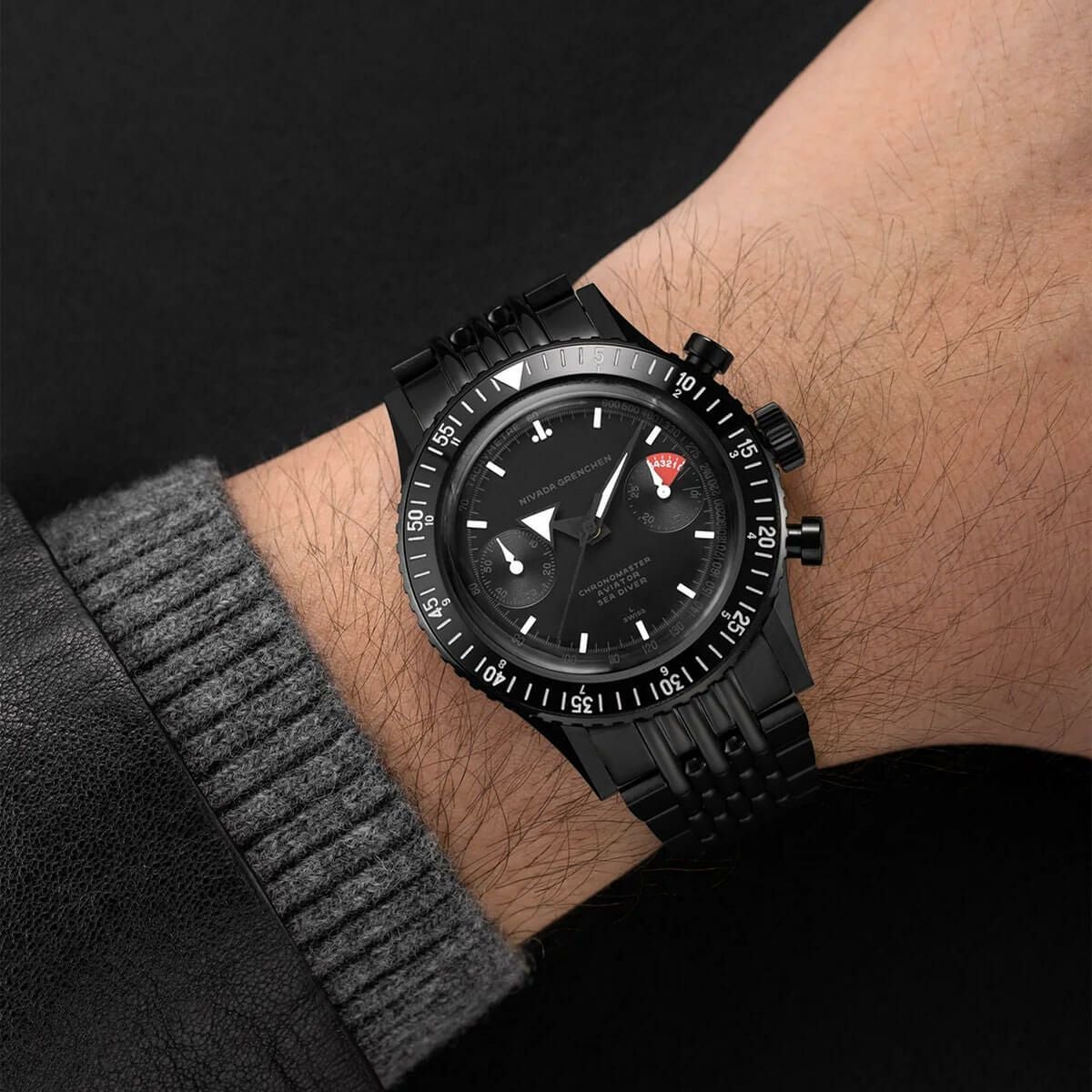 世界50本限定］Nivada Grenchen / ニバダ グレンヒェン クロノマスター