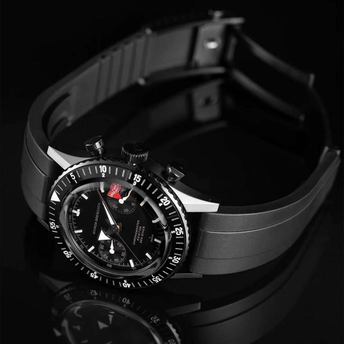 世界50本限定］Nivada Grenchen / ニバダ グレンヒェン クロノマスター