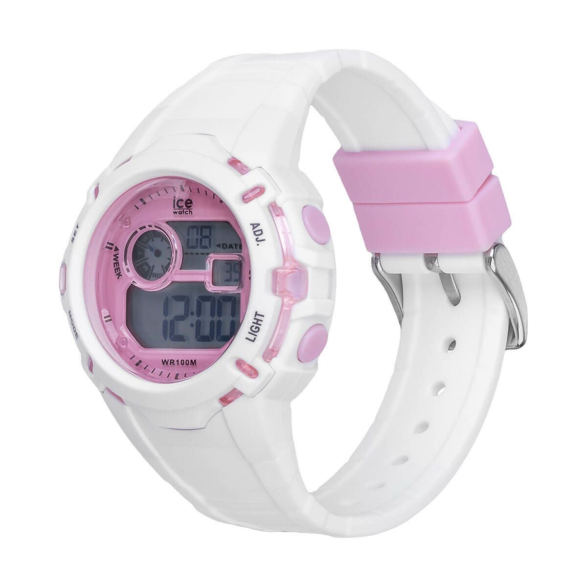 Ice-Watch / アイスウォッチ ICE digit explorer ホワイトピンク Small