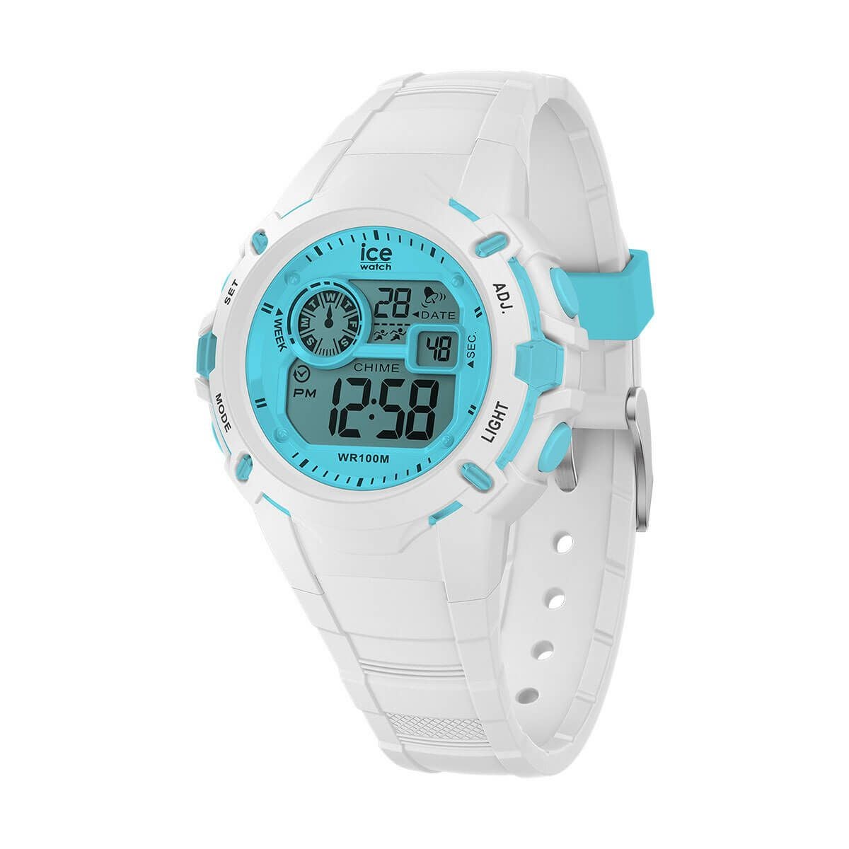 ICE-WATCH / アイスウォッチ ICE digit boliday ホワイト クリアブルー