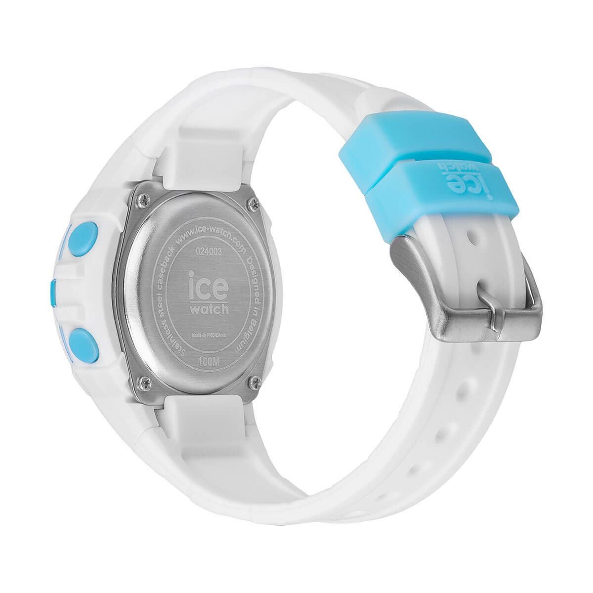 t*n様 ice watch ホワイト マルチカラー デジタル腕時計 ICE-WATCH / アイスウォッチ ICE digit explorer ホワイトブルー Small