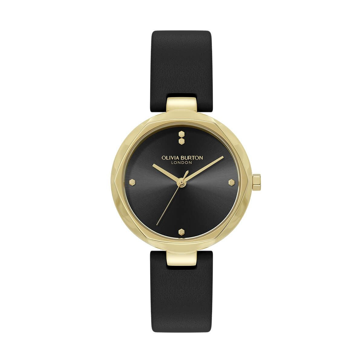 OLIVIA BURTON / オリビア・バートン クラシック - 32mm ディメンション ブラックオニキス サンレイ レザーの公式ECサイト掲載画像