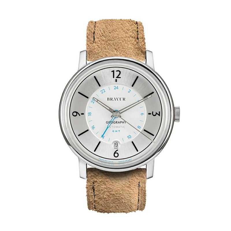 BRAVUR / ブラヴァ Geography Sparkling White Sand suedeの公式ECサイト掲載画像