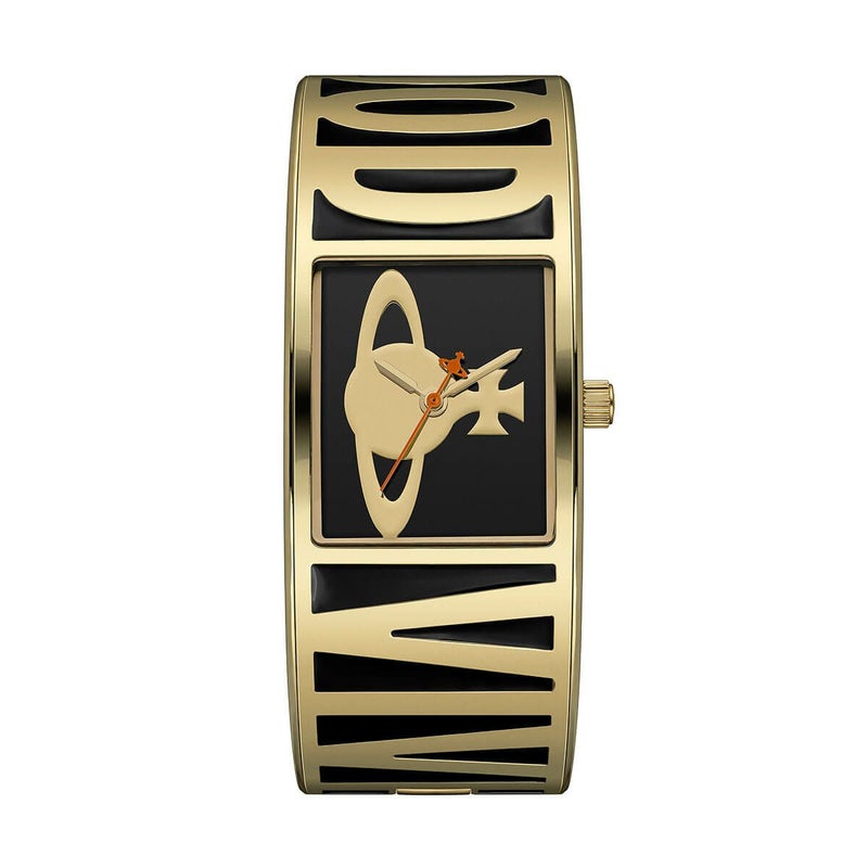 Vivienne Westwood / ヴィヴィアンウエストウッド ビーバー - レディース ブラック ゴールド バングルの公式ECサイト掲載画像